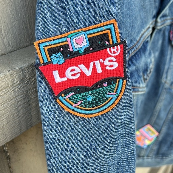 Levi's Corona Capital Music Festival Mexico 2022 Denim Relaxed Trucker Jacket S - Picture 6 of 11